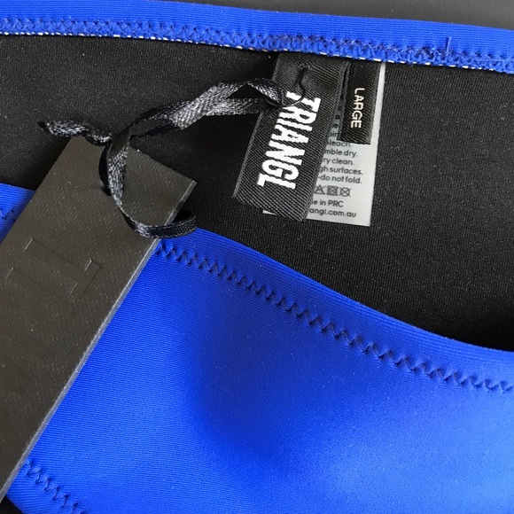 TRIANGL blue bottom bikini ollie penny size L - Picture 3 of 7