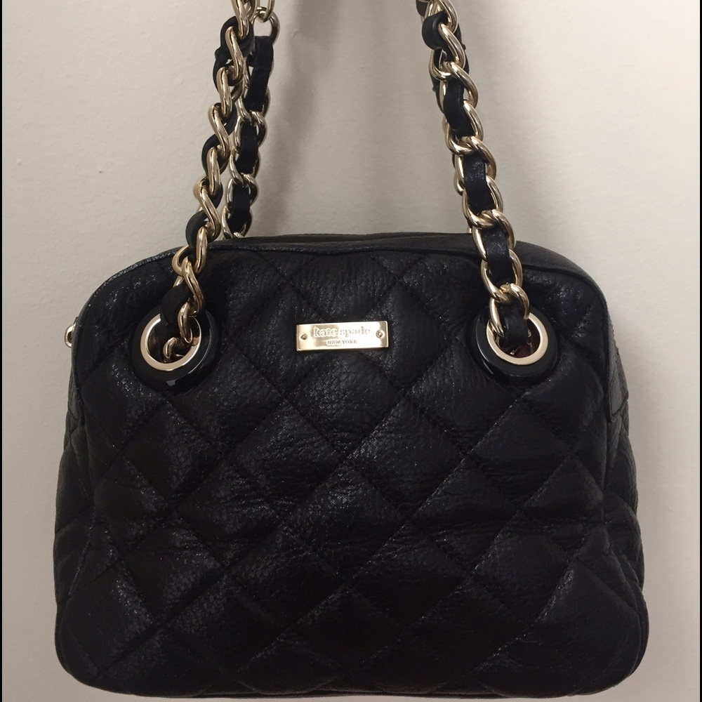 Kate Spade Margot Quilted Leather Gold Coast Purse