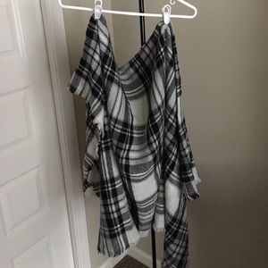 plaid blanket scarf