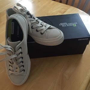 Tan Never Worn Converse Sneakers