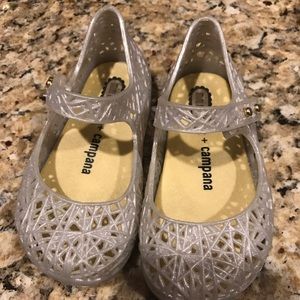Mini Melissa Zig Zag shoes, Toddler size 6