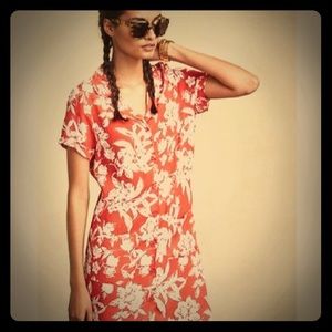 Reformation red Shalimar Dress - size 2