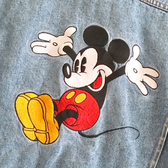 *RELISTED* Jumping Mickey Peace Love Jean JacketG1 - Picture 6 of 8