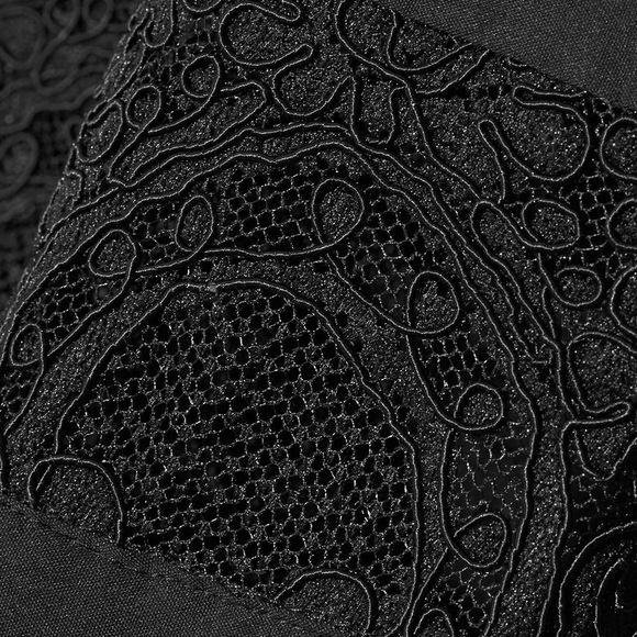 Alice + Olivia 'Tamia' Lace-Trim Midi Skirt - Picture 5 of 6