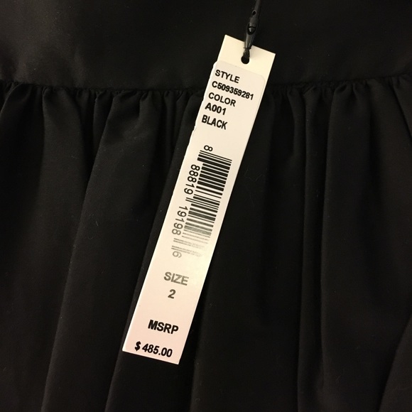 Alice + Olivia 'Tamia' Lace-Trim Midi Skirt - Picture 6 of 6