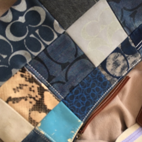 Coach denim purse - Picture 3 of 4