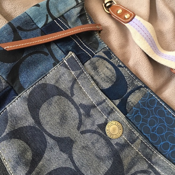 Coach denim purse - Picture 4 of 4
