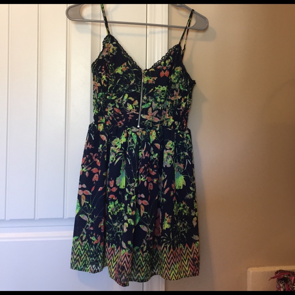 Floral print dress
