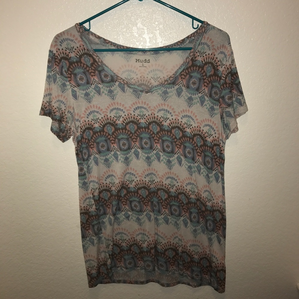multi colored tee