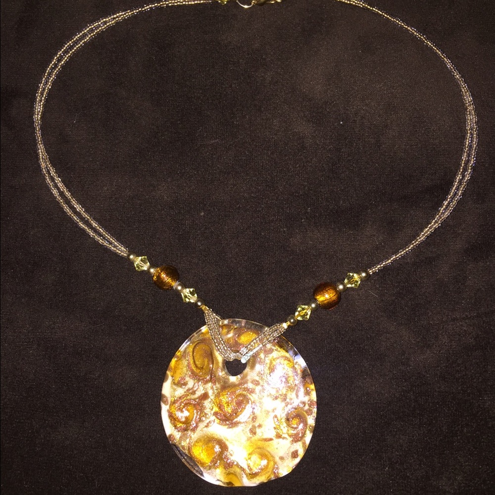 Direct from Venice, Italy. Glass Choker