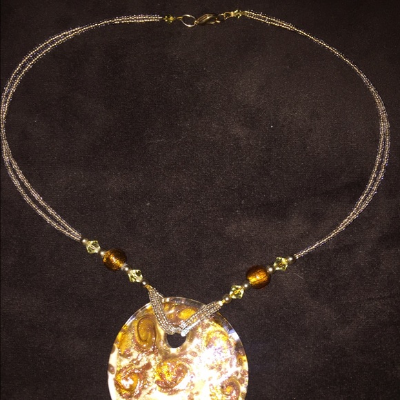 Direct from Venice, Italy. Glass Choker - Picture 3 of 4