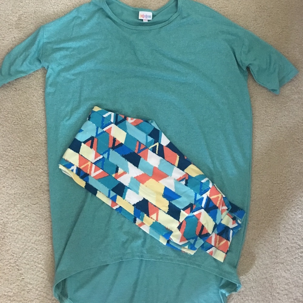 LuLaRoe XXS Irma and OS Legging