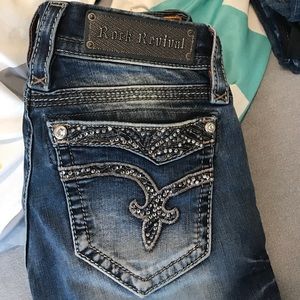 Size 27 Rock Revival Vivian Straight Leg Jeans