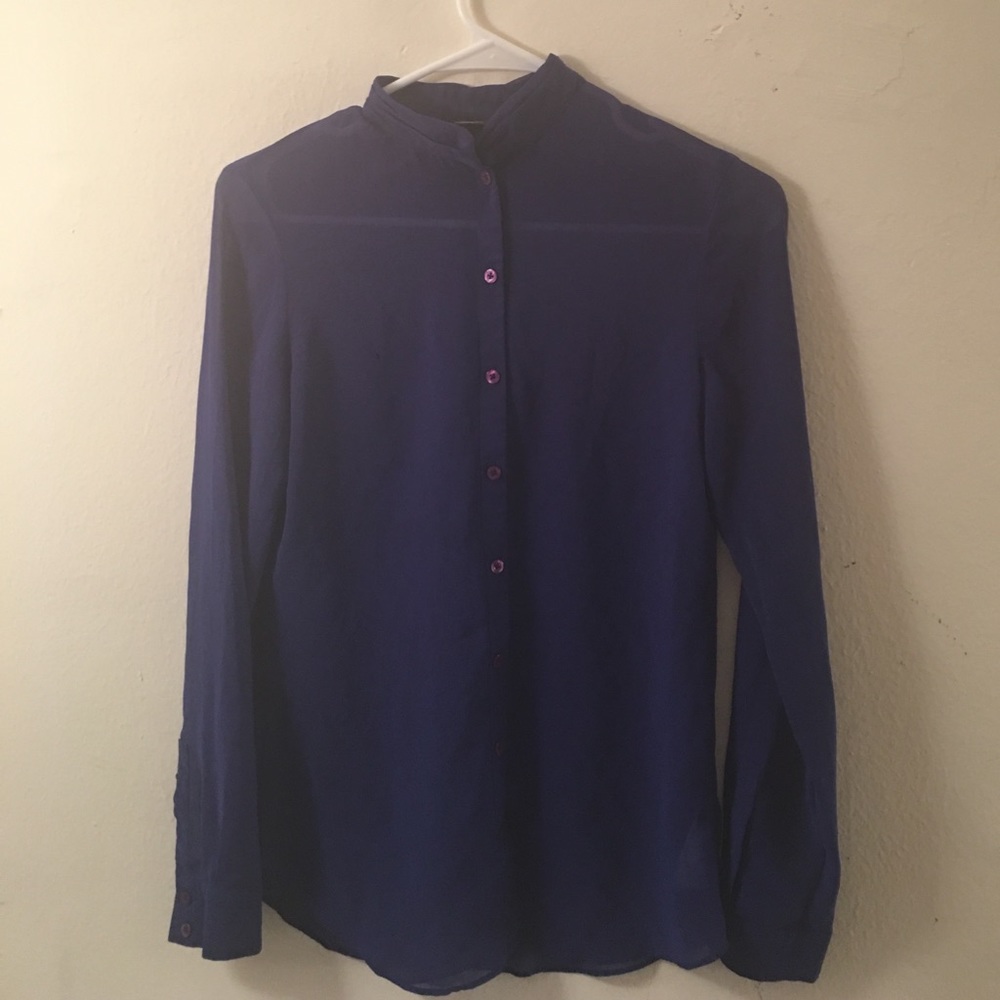 Armani Exchange Sheer Button Up