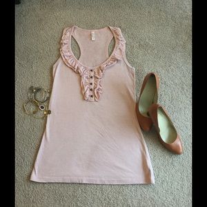 Light pink tank, size medium