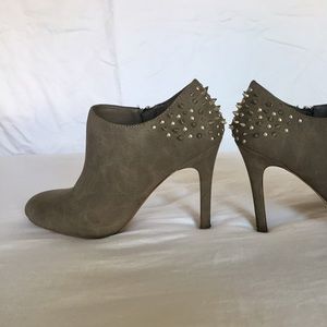 Grey Jessica Simpson Spiked Bootie