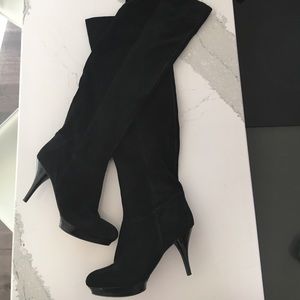 OTK Black Suede Boots