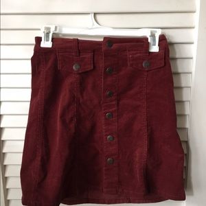 Corduroy Skirt