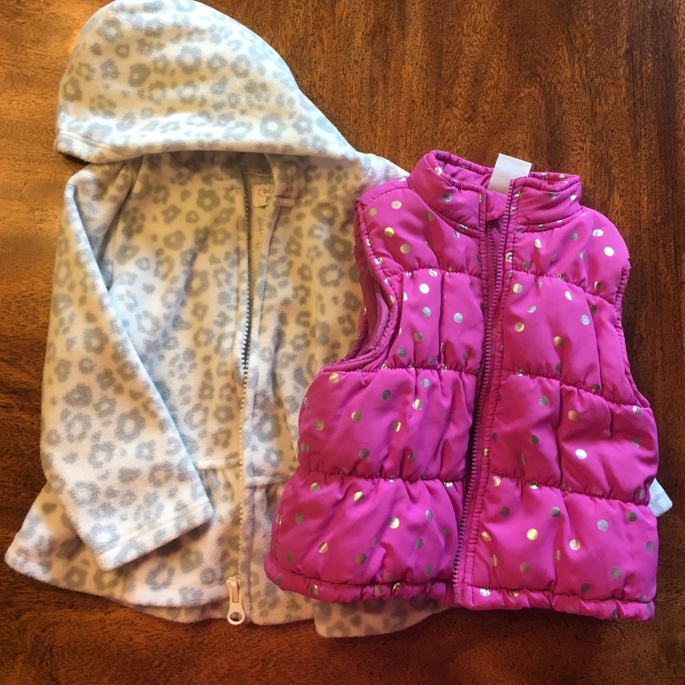 toddler vest and hoodie ❄️