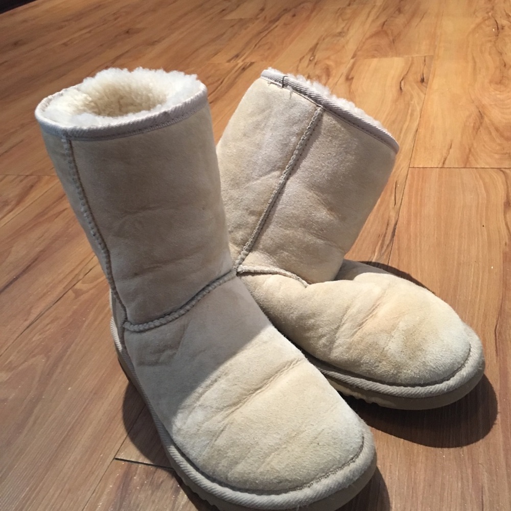 Light tan short uggs