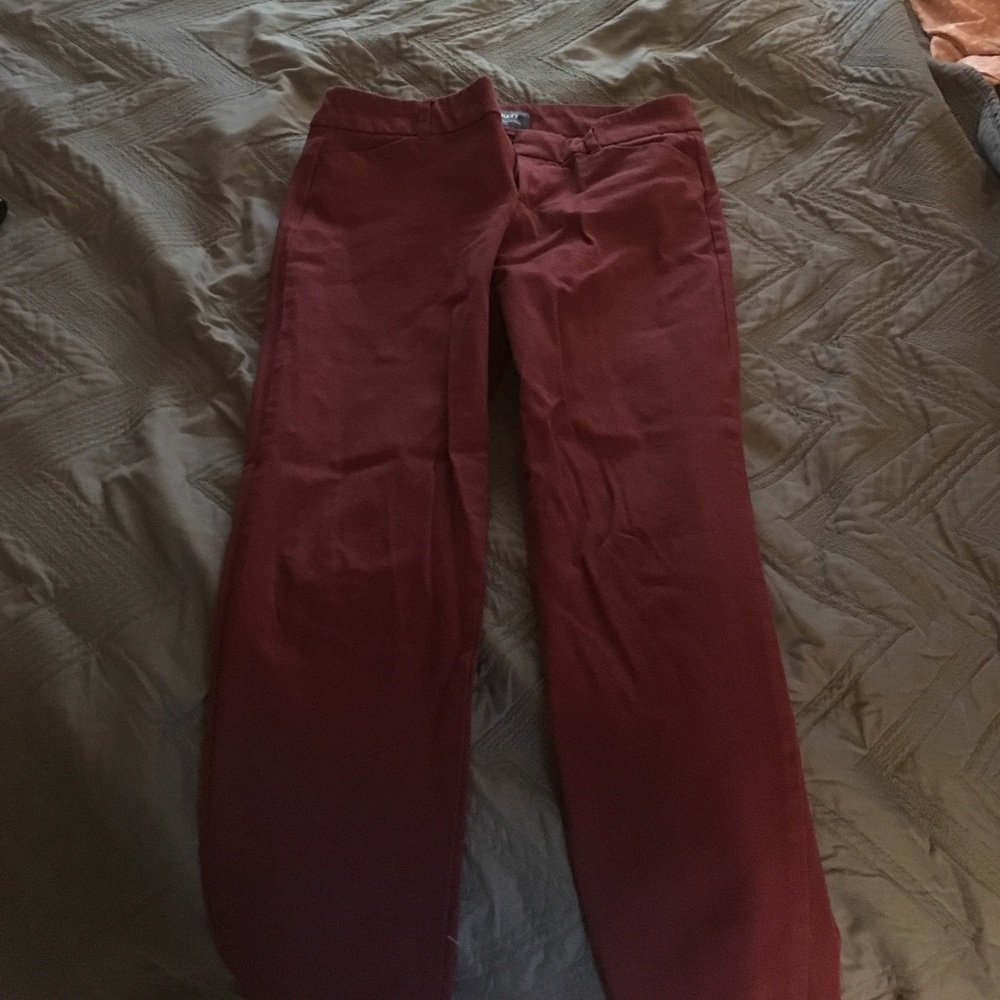 Old navy burgundy pants