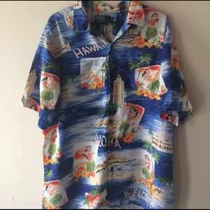 Ralph Lauren collar Hawaiian shirt