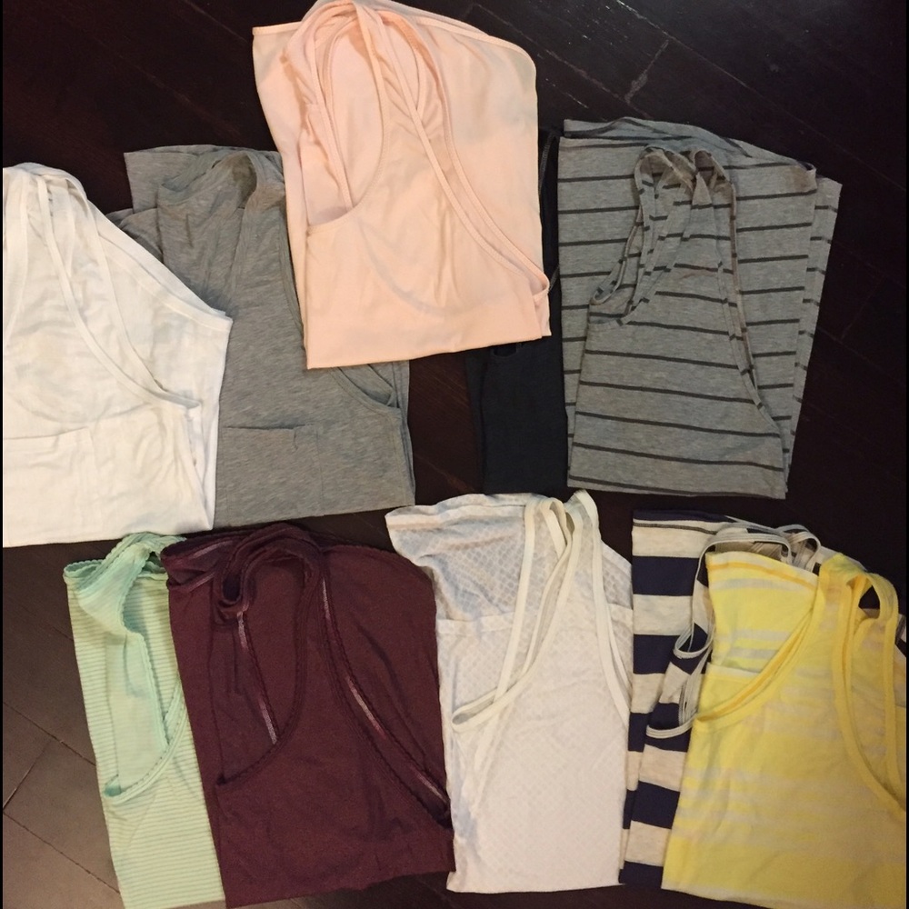 Lululemon Tanks 2 for $45, 3 for $60