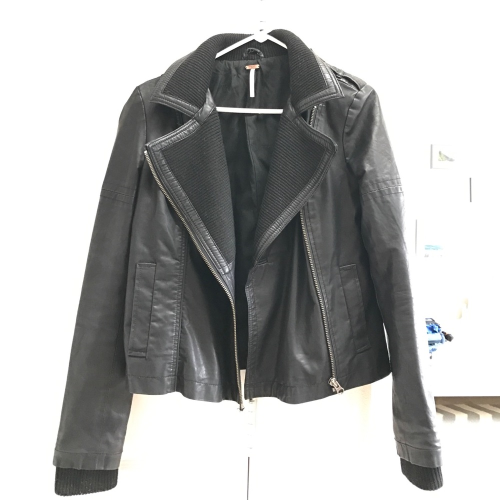 Free People Leather Jacket