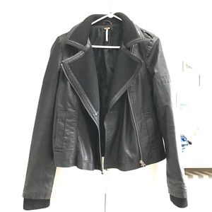 Free People Leather Jacket