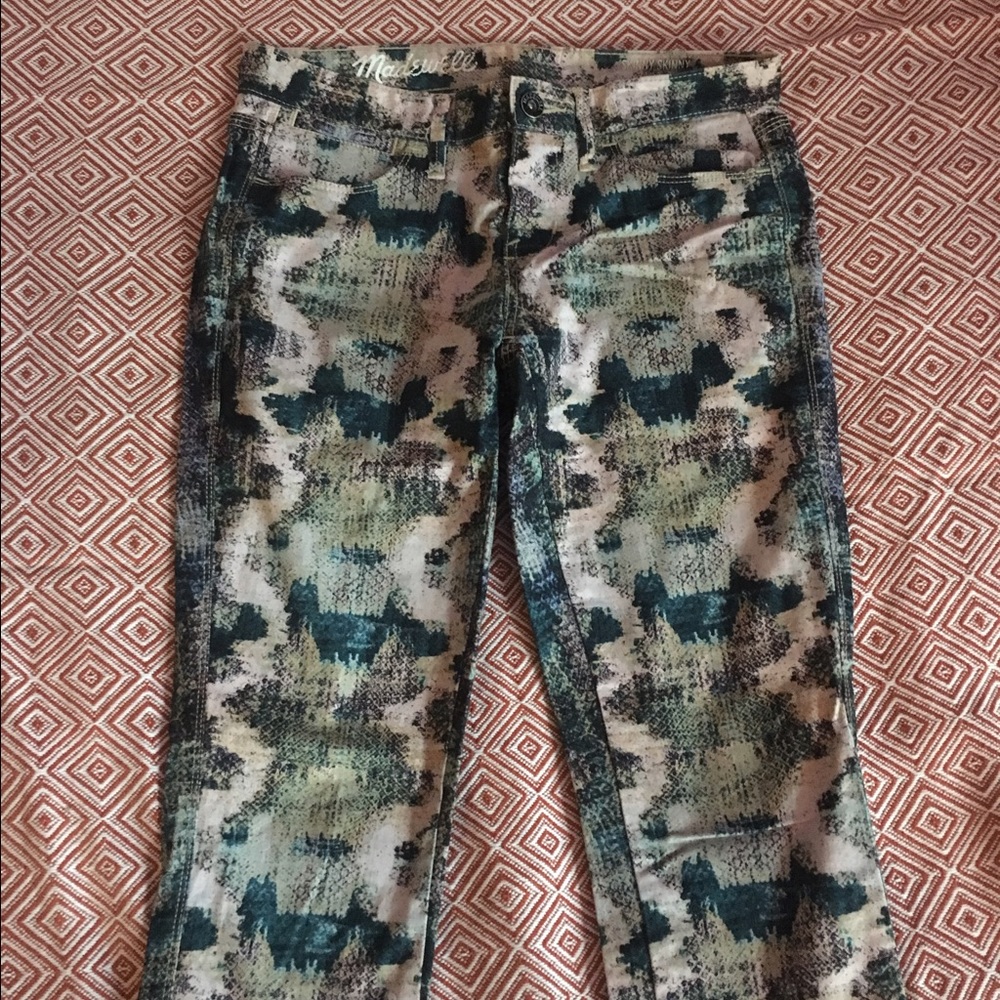 Printed Skinny Jeans