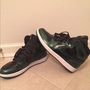High top Green turtle Nikes