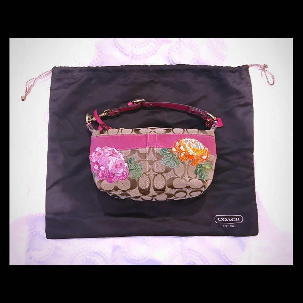 Coach Limited Edition Flower Appliqué Bag