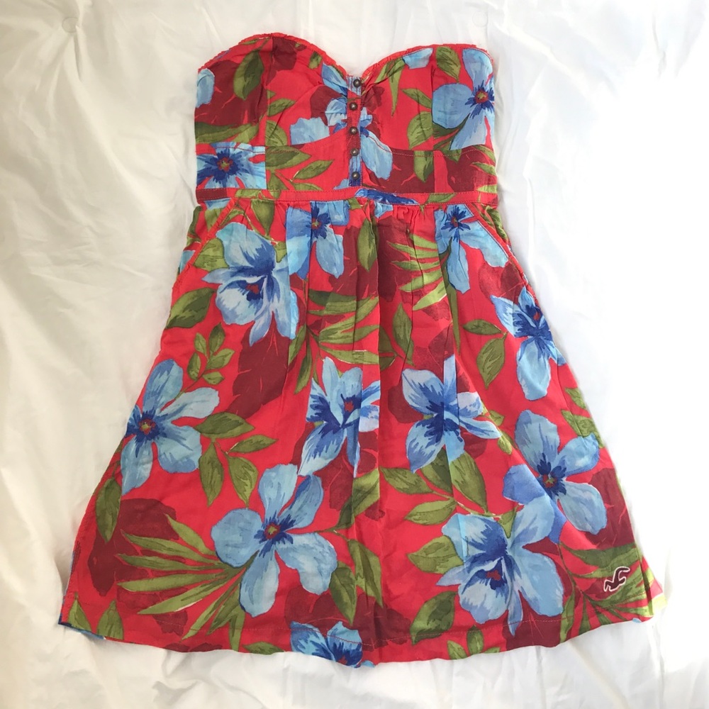 Hollister red dress