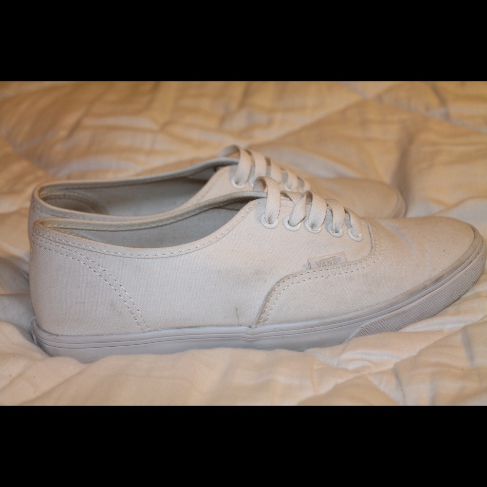Women's Authentic White Vans