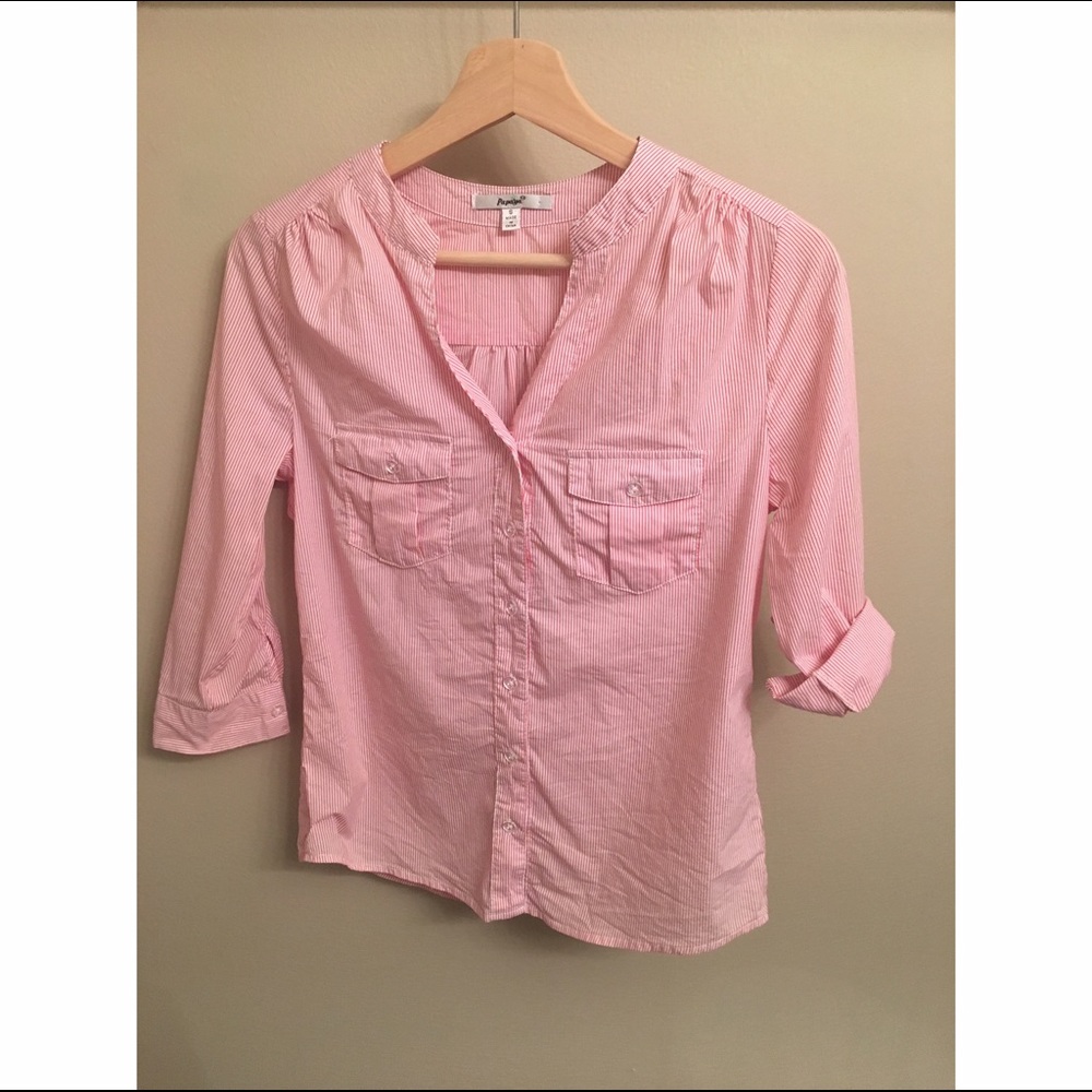 3/4 sleeve button down