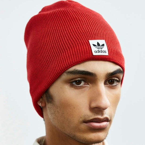 MAKE AN OFFER! Adidas Originals Red Beanie NWT - Picture 2 of 4