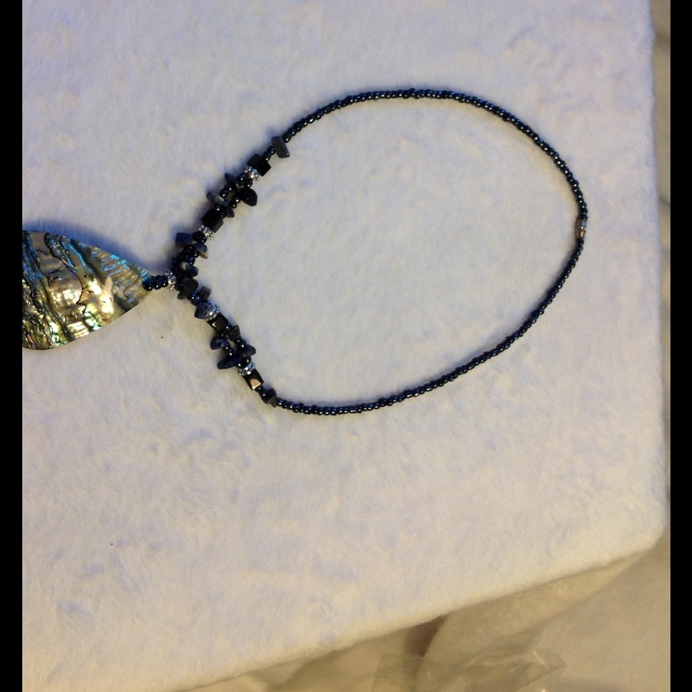 Beaded necklace.