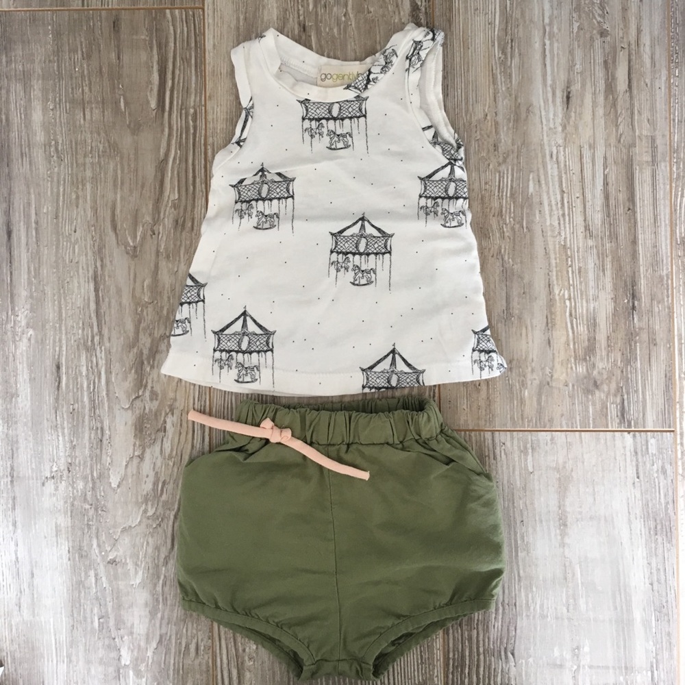 Bloomers and tank top