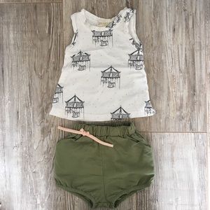 Bloomers and tank top