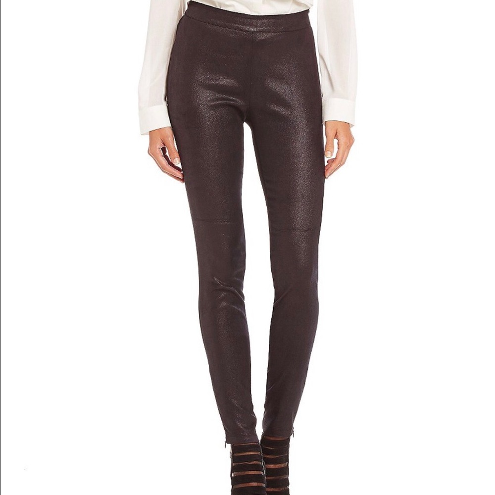 GIANNI BINI Bethany Faux-Leather Pant
