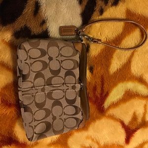 Brown wristlet