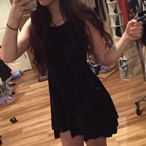 Black skater dress