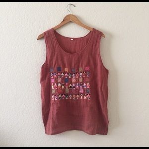 VINTAGE GUATEMALAN LINEN TOP