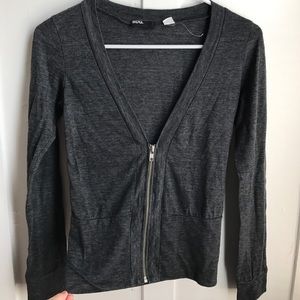 Cardigan with Zipper