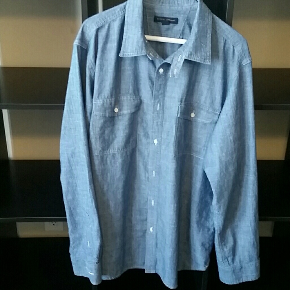 Banana Republic chambray shirt - XL, slim fit