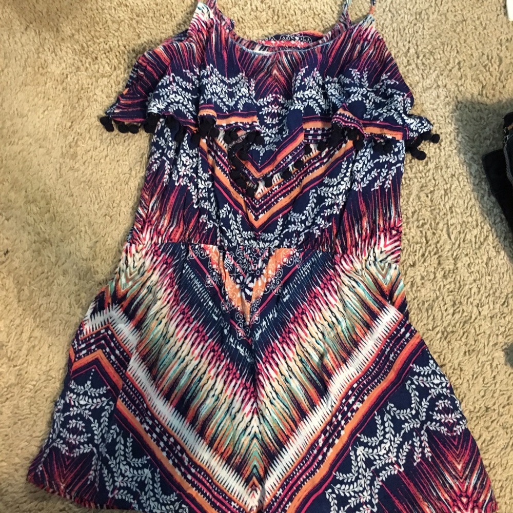 Printed romper