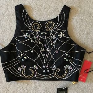 New Black Mermaid-Style Formal Dress