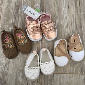 BUNDLE 4 pair of baby shoes