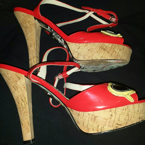 Harajuku cork platform Sandals - Picture 2 of 5