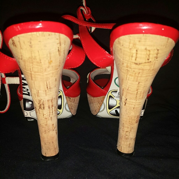 Harajuku cork platform Sandals - Picture 4 of 5